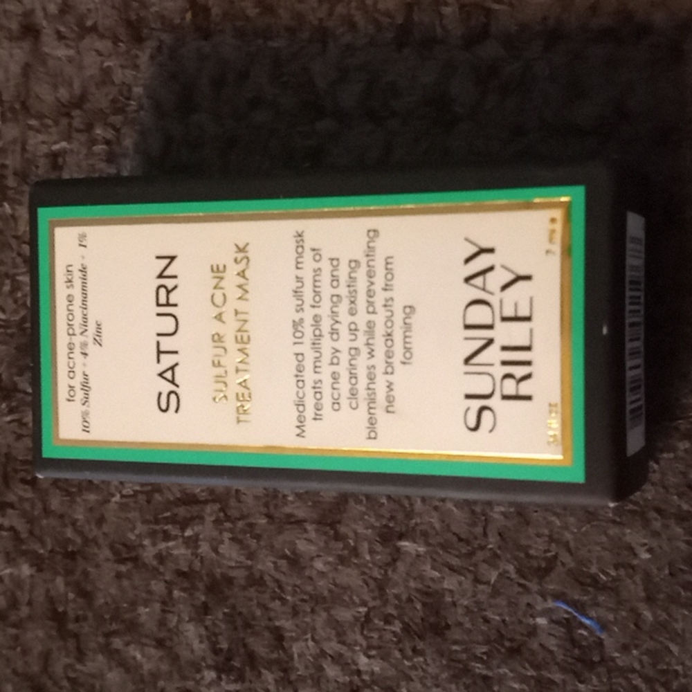 Works on pimples!!  Sunday Riley Sulfur acne treatment mask 24 fluid ounce